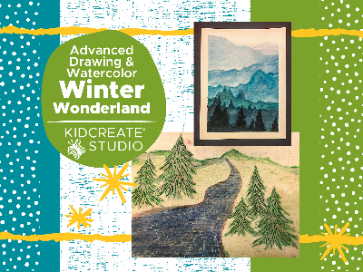 Advanced Drawing & Watercolor - Winter Wonderland (8-14 years)