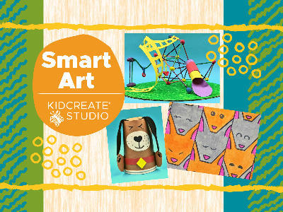 Kidcreate Studio - Fayetteville. Smart Art Homeschool Weekly Class (5-12 Years)