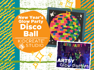 Kidcreate Studio - Eden Prairie. Date Night- New Year's Glow Party (3-9 Years)