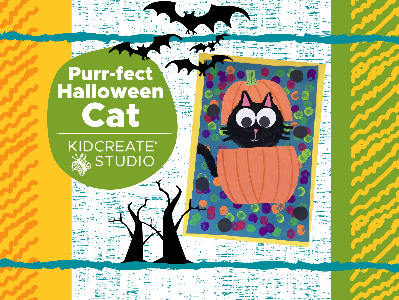 Kidcreate Studio - San Antonio. Purr-fect Halloween Cat Workshop (18 Months-6 Years)